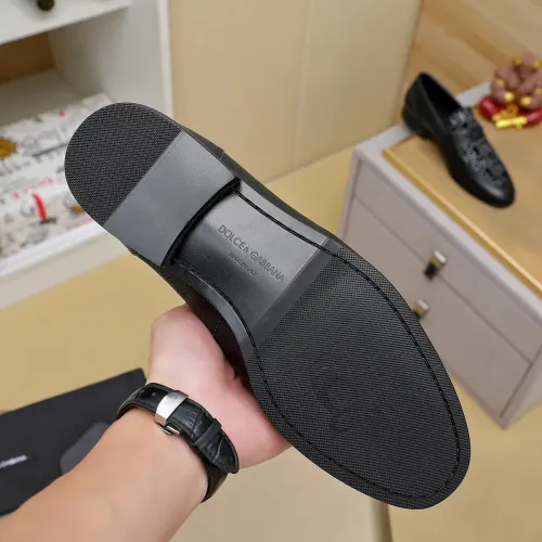 Replica Dolce & Gabbana D&G Leather Shoes For Men #1471374 $88.00 USD for Wholesale