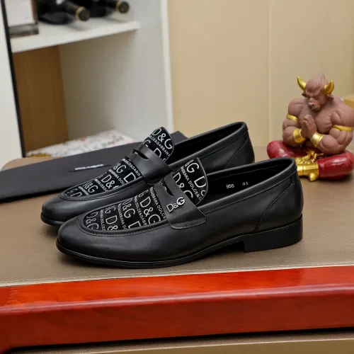 Wholesale Dolce &amp; Gabbana D&amp;G Leather Shoes For Men #1471375 $88.00 USD, Wholesale Quality Replica Dolce &amp; Gabbana D&amp;G Leather Shoes