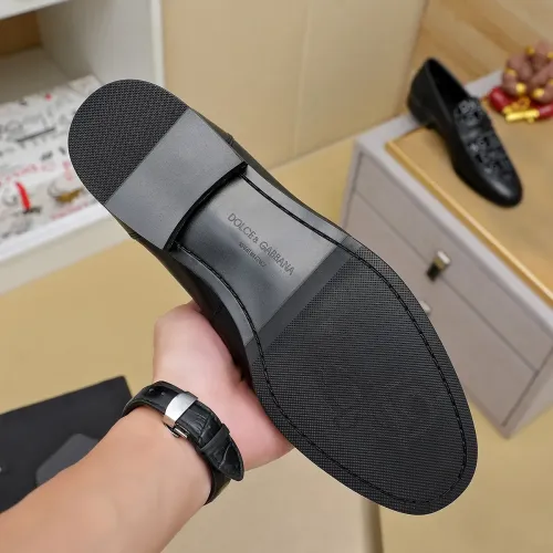 Replica Dolce & Gabbana D&G Leather Shoes For Men #1471375 $88.00 USD for Wholesale