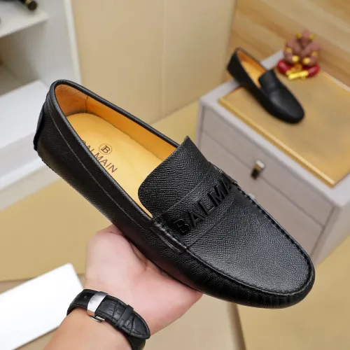Replica Balmain Leather Shoes For Men #1471376 $76.00 USD for Wholesale