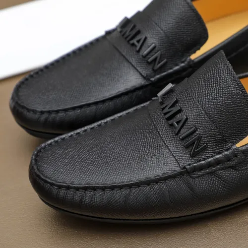 Replica Balmain Leather Shoes For Men #1471376 $76.00 USD for Wholesale