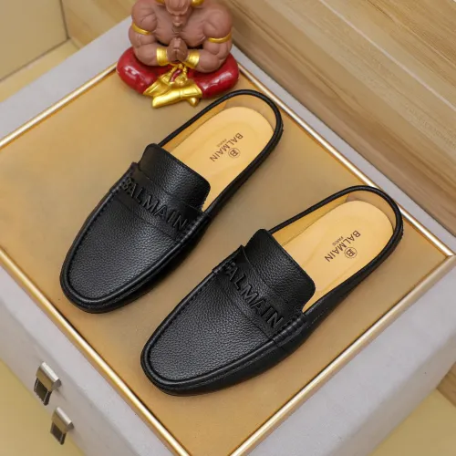 Wholesale Balmain Slippers For Men #1471379 $76.00 USD, Wholesale Quality Replica Balmain Slippers