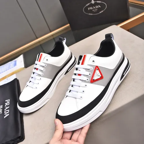 Wholesale Prada Casual Shoes For Men #1471478 $80.00 USD, Wholesale Quality Replica Prada Casual Shoes