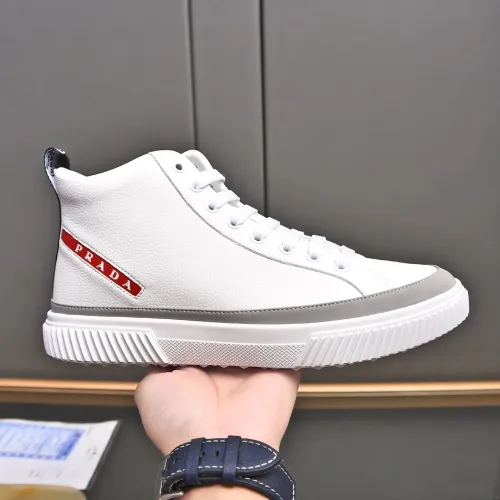 Replica Prada High Top Shoes For Men #1471484 $85.00 USD for Wholesale