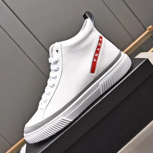 Replica Prada High Top Shoes For Men #1471484 $85.00 USD for Wholesale
