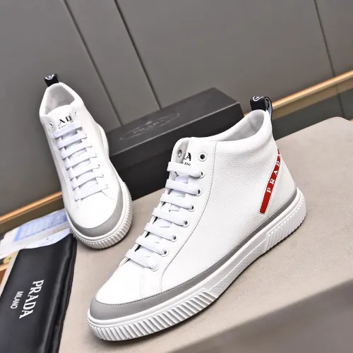Replica Prada High Top Shoes For Men #1471484 $85.00 USD for Wholesale