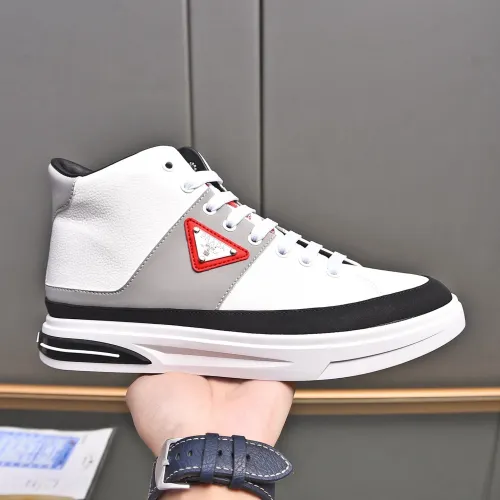 Replica Prada High Top Shoes For Men #1471487 $85.00 USD for Wholesale