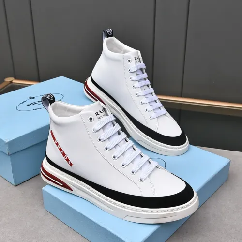 Replica Prada High Top Shoes For Men #1471490 $85.00 USD for Wholesale