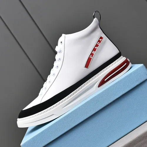 Replica Prada High Top Shoes For Men #1471490 $85.00 USD for Wholesale