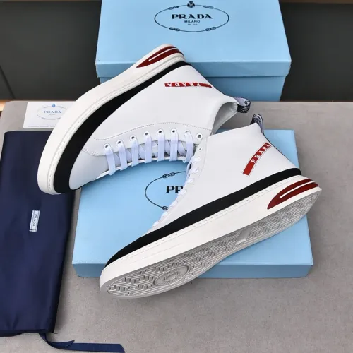 Replica Prada High Top Shoes For Men #1471490 $85.00 USD for Wholesale