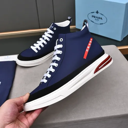 Replica Prada High Top Shoes For Men #1471492 $85.00 USD for Wholesale