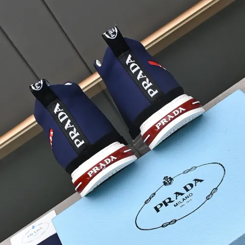 Replica Prada High Top Shoes For Men #1471492 $85.00 USD for Wholesale