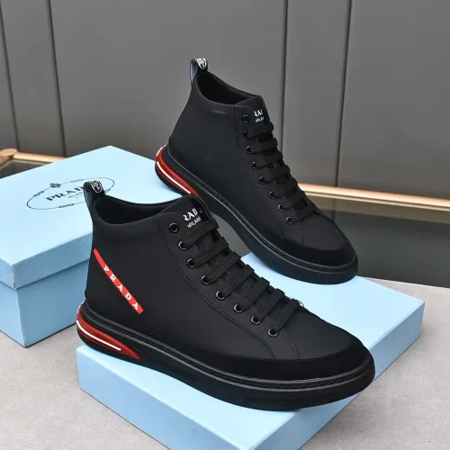 Replica Prada High Top Shoes For Men #1471493 $85.00 USD for Wholesale