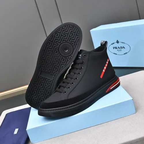 Replica Prada High Top Shoes For Men #1471493 $85.00 USD for Wholesale
