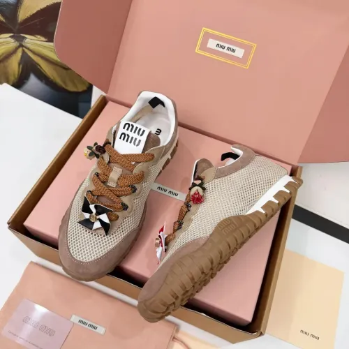 Replica MIU MIU Casual Shoes For Women #1471512 $100.00 USD for Wholesale