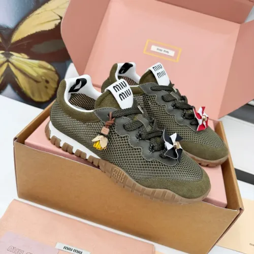 Wholesale MIU MIU Casual Shoes For Women #1471513 $100.00 USD, Wholesale Quality Replica MIU MIU Casual Shoes