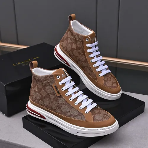 Replica Coach High Tops Shoes For Men #1471564 $85.00 USD for Wholesale