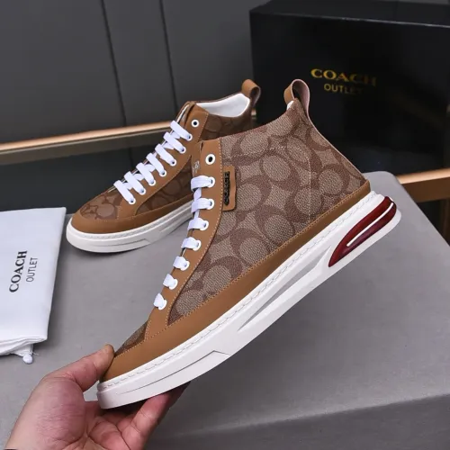 Replica Coach High Tops Shoes For Men #1471564 $85.00 USD for Wholesale