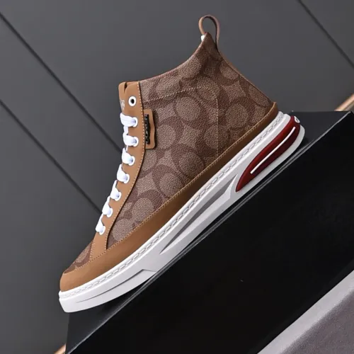 Replica Coach High Tops Shoes For Men #1471564 $85.00 USD for Wholesale