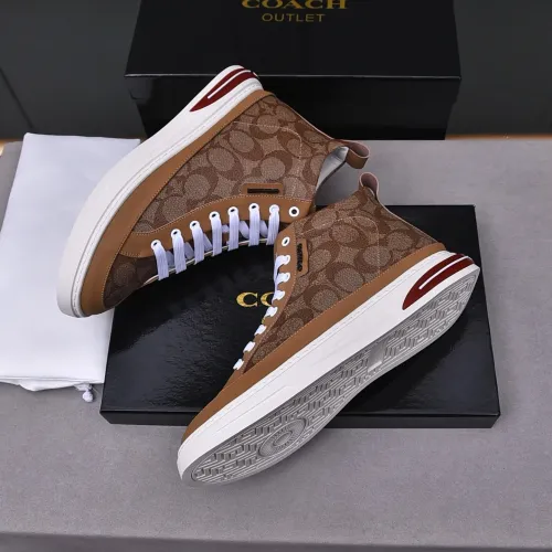 Replica Coach High Tops Shoes For Men #1471564 $85.00 USD for Wholesale