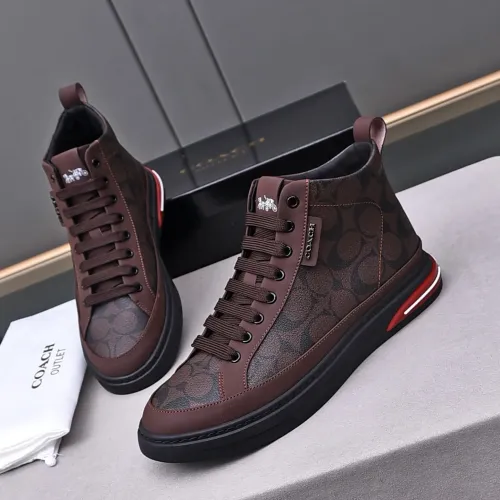 Wholesale Coach High Tops Shoes For Men #1471565 $85.00 USD, Wholesale Quality Replica Coach High Tops Shoes