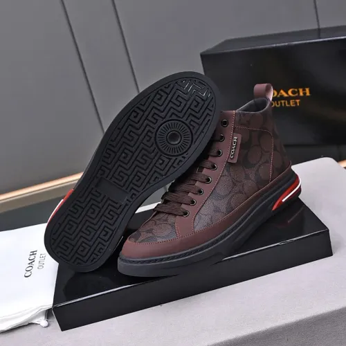 Replica Coach High Tops Shoes For Men #1471565 $85.00 USD for Wholesale