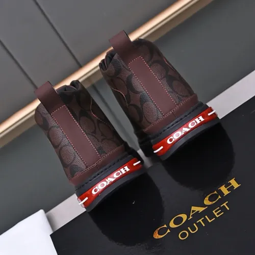 Replica Coach High Tops Shoes For Men #1471565 $85.00 USD for Wholesale