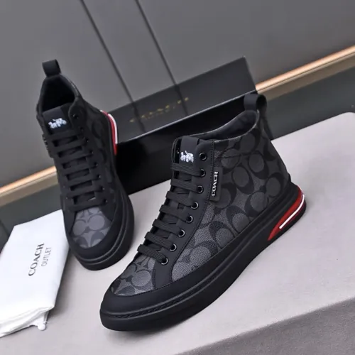 Wholesale Coach High Tops Shoes For Men #1471566 $85.00 USD, Wholesale Quality Replica Coach High Tops Shoes