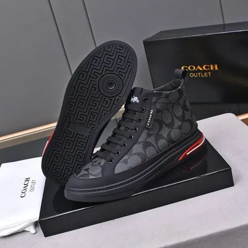 Replica Coach High Tops Shoes For Men #1471566 $85.00 USD for Wholesale