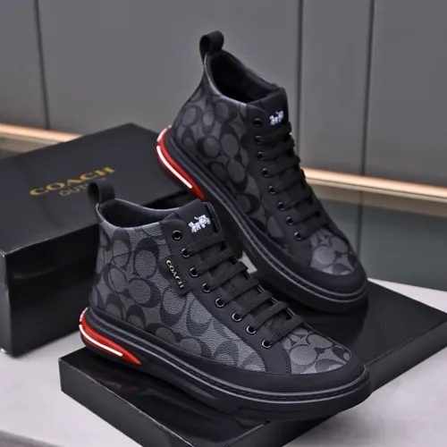 Replica Coach High Tops Shoes For Men #1471566 $85.00 USD for Wholesale