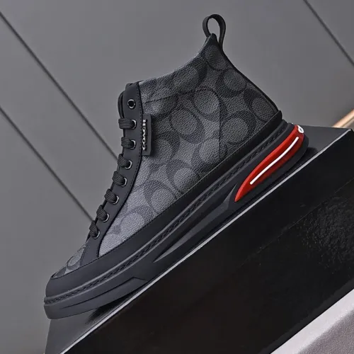 Replica Coach High Tops Shoes For Men #1471566 $85.00 USD for Wholesale