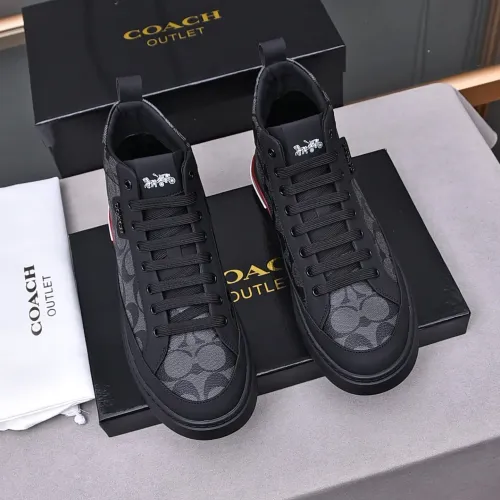 Replica Coach High Tops Shoes For Men #1471566 $85.00 USD for Wholesale