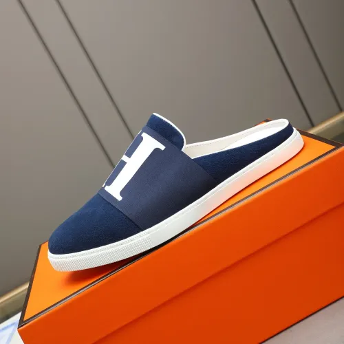 Replica Hermes Slippers For Men #1471707 $76.00 USD for Wholesale
