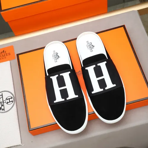 Replica Hermes Slippers For Men #1471708 $76.00 USD for Wholesale