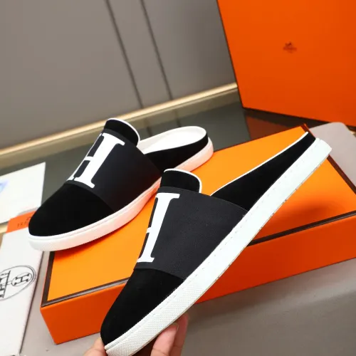 Replica Hermes Slippers For Men #1471708 $76.00 USD for Wholesale