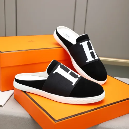 Replica Hermes Slippers For Men #1471708 $76.00 USD for Wholesale