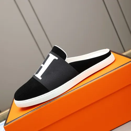 Replica Hermes Slippers For Men #1471708 $76.00 USD for Wholesale