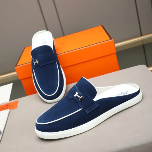 Wholesale Hermes Slippers For Men #1471710 $76.00 USD, Wholesale Quality Replica Hermes Slippers