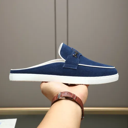 Replica Hermes Slippers For Men #1471710 $76.00 USD for Wholesale
