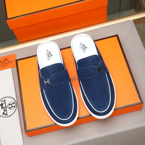 Replica Hermes Slippers For Men #1471710 $76.00 USD for Wholesale