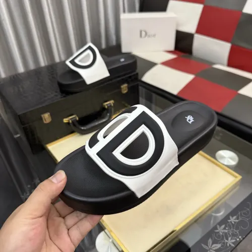 Replica Christian Dior Slippers For Men #1471715 $45.00 USD for Wholesale