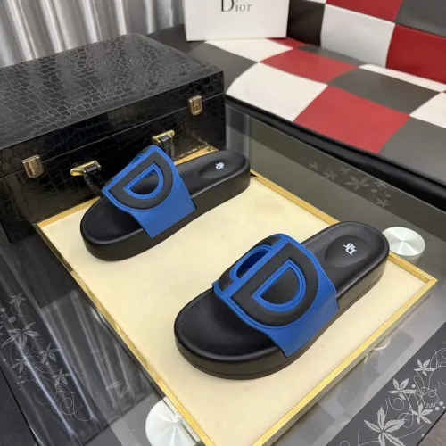 Replica Christian Dior Slippers For Men #1471718 $45.00 USD for Wholesale