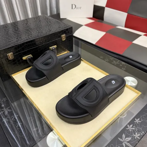 Replica Christian Dior Slippers For Men #1471720 $45.00 USD for Wholesale
