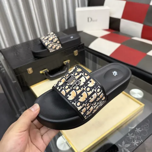 Replica Christian Dior Slippers For Men #1471726 $45.00 USD for Wholesale