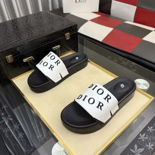 Replica Christian Dior Slippers For Men #1471733 $45.00 USD for Wholesale