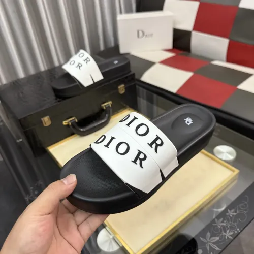 Replica Christian Dior Slippers For Men #1471733 $45.00 USD for Wholesale