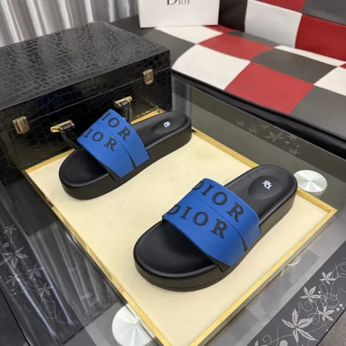 Replica Christian Dior Slippers For Men #1471736 $45.00 USD for Wholesale