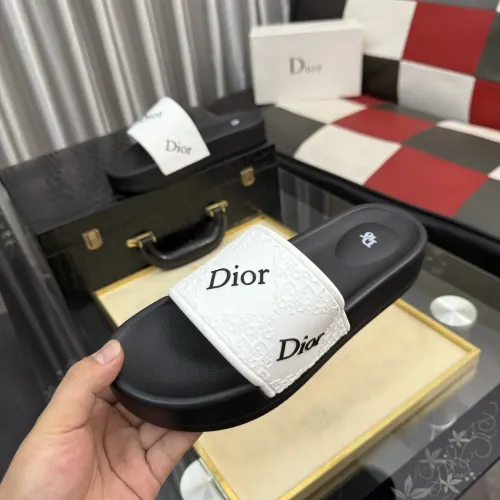 Replica Christian Dior Slippers For Men #1471740 $45.00 USD for Wholesale