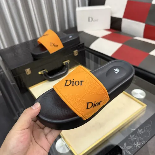 Replica Christian Dior Slippers For Men #1471745 $45.00 USD for Wholesale