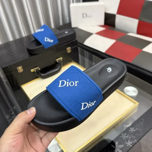 Replica Christian Dior Slippers For Men #1471756 $45.00 USD for Wholesale